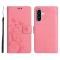  Samsung Galaxy A27 5G Fodral Blommor/Fjärilar Rosa