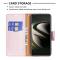  Samsung Galaxy S22 Fodral Litchi Shark Roséguld