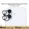 IMAK IMAK iPhone 16/16 Plus Linsskydd Svart