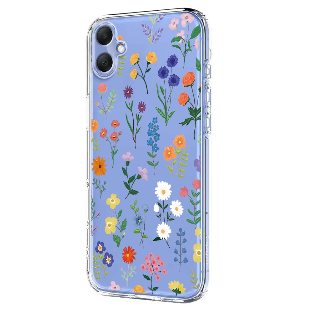  Samsung Galaxy A07 4G Skal Med Tryck Blommor