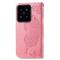  Xiaomi 14T Fodral Med Fjäril Tryck Rosa