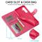 LC.IMEEKE LC.IMEEKE Samsung Galaxy A16 Fodral Läder Rosa