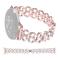  Google Pixel Watch/Pixel Watch 2 Metal Bling Armband Roséguld