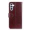  Samsung Galaxy S26 Fodral Crazy Horse Läder Brun