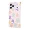  iPhone 17 Pro Max Fodral RFID Läder Färgglada Blommor