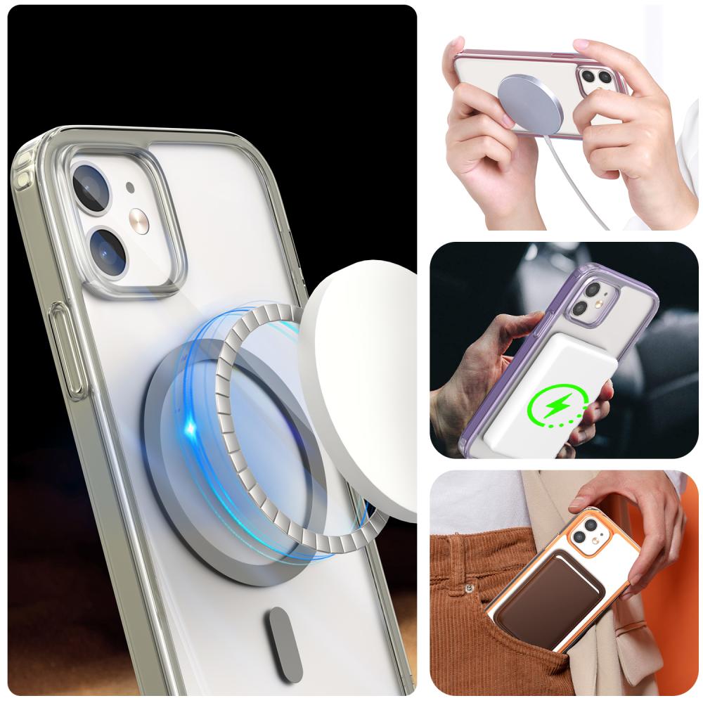 ColorPop ColorPop iPhone 12/12 Pro Skal CH MagSafe Transparent/Ljus Blå