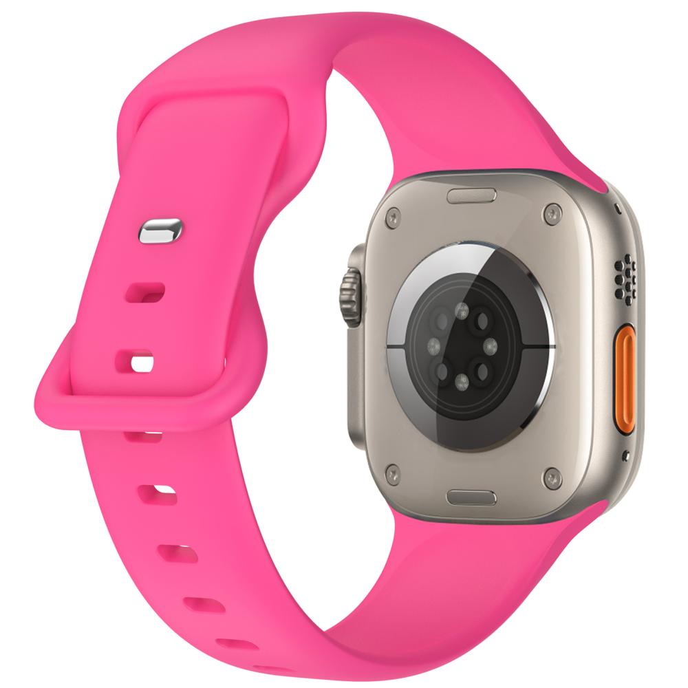 ColorPop Silikon Armband Butterfly Apple Watch 42/41/40/38 mm (M/L) Hot Pink