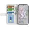  Google Pixel 6A Fodral Läder Vit