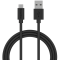 Smartline Smartline 2m Micro USB Laddningskabel Svart