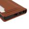  Samsung Galaxy S22 Ultra Fodral Flip Läder Med Kortfack Brun
