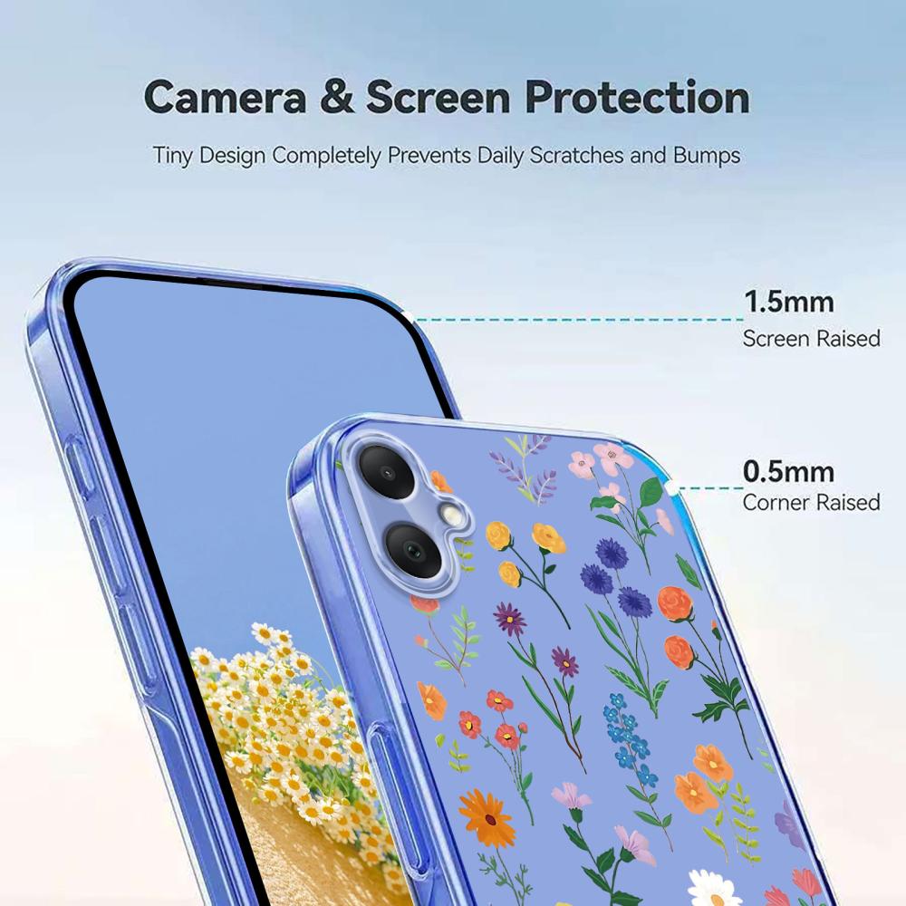  Samsung Galaxy A07 4G Skal Med Tryck Blommor