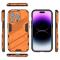  iPhone 14 Pro Skal Hybrid Med Kickstand Orange