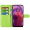  Motorola Moto G04 4G/G24 4G Fodral Litchi Läder Grön