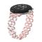  Google Pixel Watch/Pixel Watch 2 Metal Bling Armband Roséguld