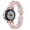  Google Pixel Watch/Pixel Watch 2 Metal Bling Armband Roséguld