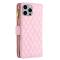 BINFEN BINFEN iPhone 15 Pro Max Fodral Diamond Multifunktionell Rosa
