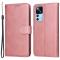  Xiaomi 12T / 12T Pro Fodral Läder Roséguld