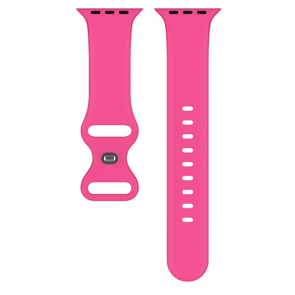 ColorPop Silikon Armband Butterfly Apple Watch 42/44/45/46/49 mm (M/L) Hot Pink