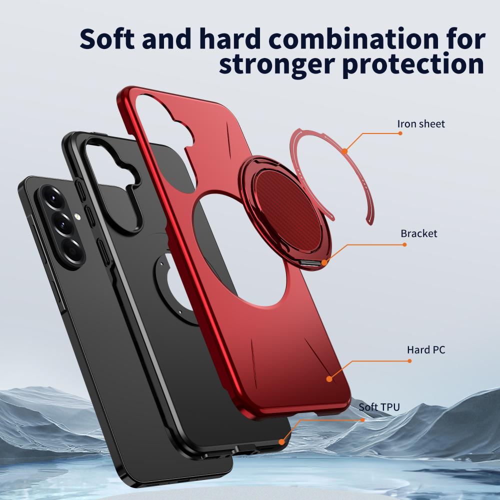  Samsung Galaxy A27 5G Skal Magsafe Kickstand Röd