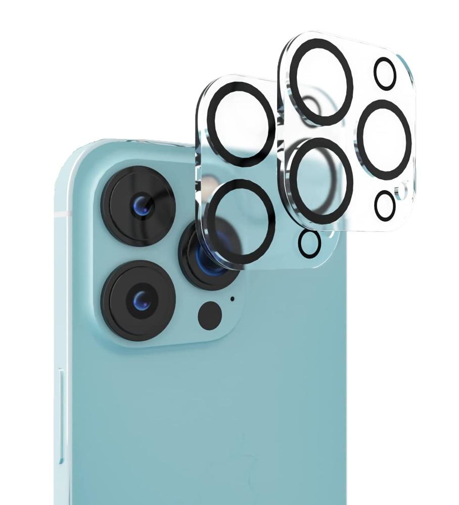  2-Pack iPhone 15 Pro Linsskydd I Härdat Glas
