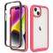  iPhone 15 Plus Skal Shockproof Med Frontram Rosaröd