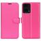  Motorola Moto G04 4G/G24 4G Fodral Litchi Läder Rosa