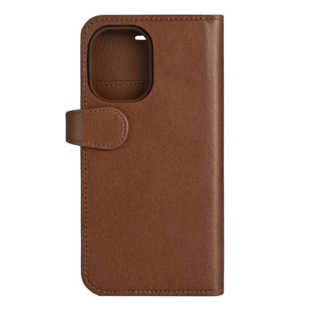 Buffalo Buffalo iPhone 16 Fodral MagSafe 2in1 Äkta Läder Brun