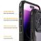  iPhone 16 Pro Skal Hybrid Transparent / Svart