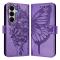  Samsung Galaxy A27 5G Fodral Fjäril Lila