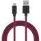 Smartline Smartline 2m 3A USB-C Fuzzy Laddningskabel Lila