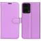  Motorola Moto G04 4G/G24 4G Fodral Litchi Läder Lila