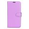  Motorola Moto G04 4G/G24 4G Fodral Litchi Läder Lila
