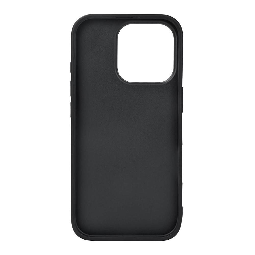Buffalo Buffalo iPhone 16 Pro Skal MagSafe Äkta Läder Svart
