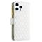 BINFEN BINFEN iPhone 15 Pro Fodral Diamond Multifunktionell Vit
