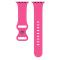 ColorPop Silikon Armband Butterfly Apple Watch 42/41/40/38 mm (S/M) Hot Pink