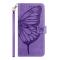  Samsung Galaxy A27 5G Fodral Fjäril Lila