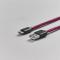 Smartline Smartline 2m 3A USB-C Fuzzy Laddningskabel Lila