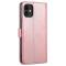 AZNS AZNS iPhone 12 / 12 Pro Fodral Läder Roséguld