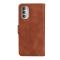  Motorola Moto G51 Fodral Skin Touch Läder Brun