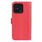  Xiaomi Redmi 12C 4G Fodral Litchi Läder Röd