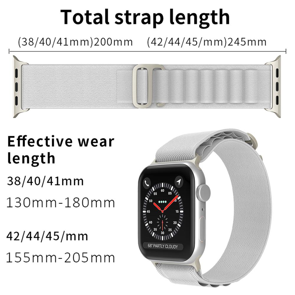 ColorPop Apple Watch 38/40/41/42 mm Armband Alpine Pro Loop Starlight