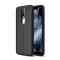  Nokia 5.1 Plus - Litchi läderskal - Svart