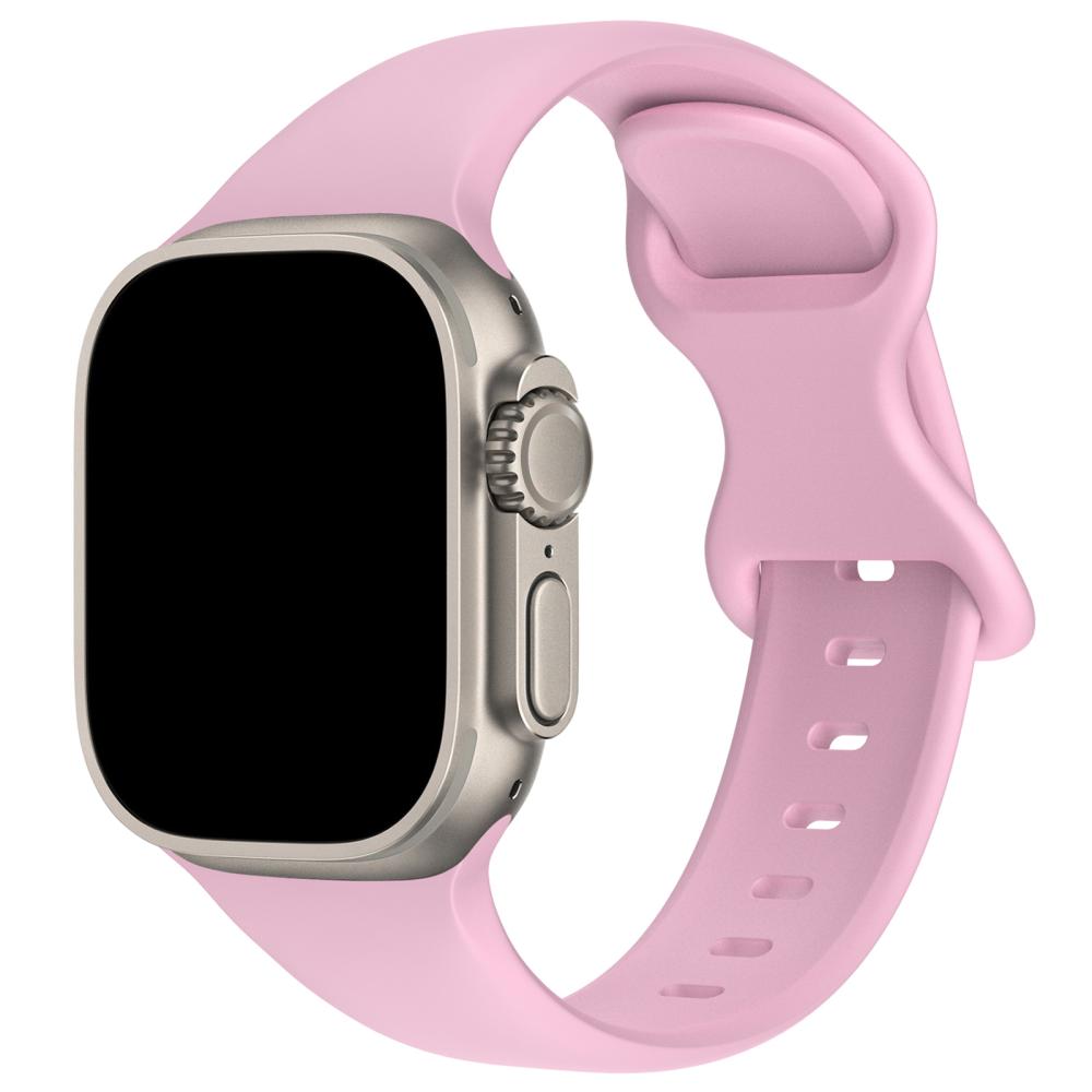 ColorPop Silikon Armband Butterfly Apple Watch 42/41/40/38 mm (M/L) Lavender