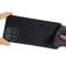  Samsung Galaxy A03 Skal Liquid Silikon Med Strap Svart