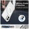  Samsung Galaxy S25 Edge Skal MagSafe Slim Matt Vit