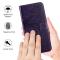  Samsung Galaxy A27 5G Fodral Fjäril Mörk Lila