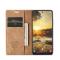 CASEME CASEME Galaxy S25 Fodral Flip Retro Läder Brun