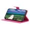  Motorola Moto G51 Fodral Litchi Textur Rosa
