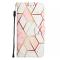  Google Pixel 10/10 Pro / 9/9 Pro Fodral Marmor Rosa / Vit