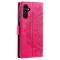  Samsung Galaxy A35 5G Fodral Mandala Läder Rosa